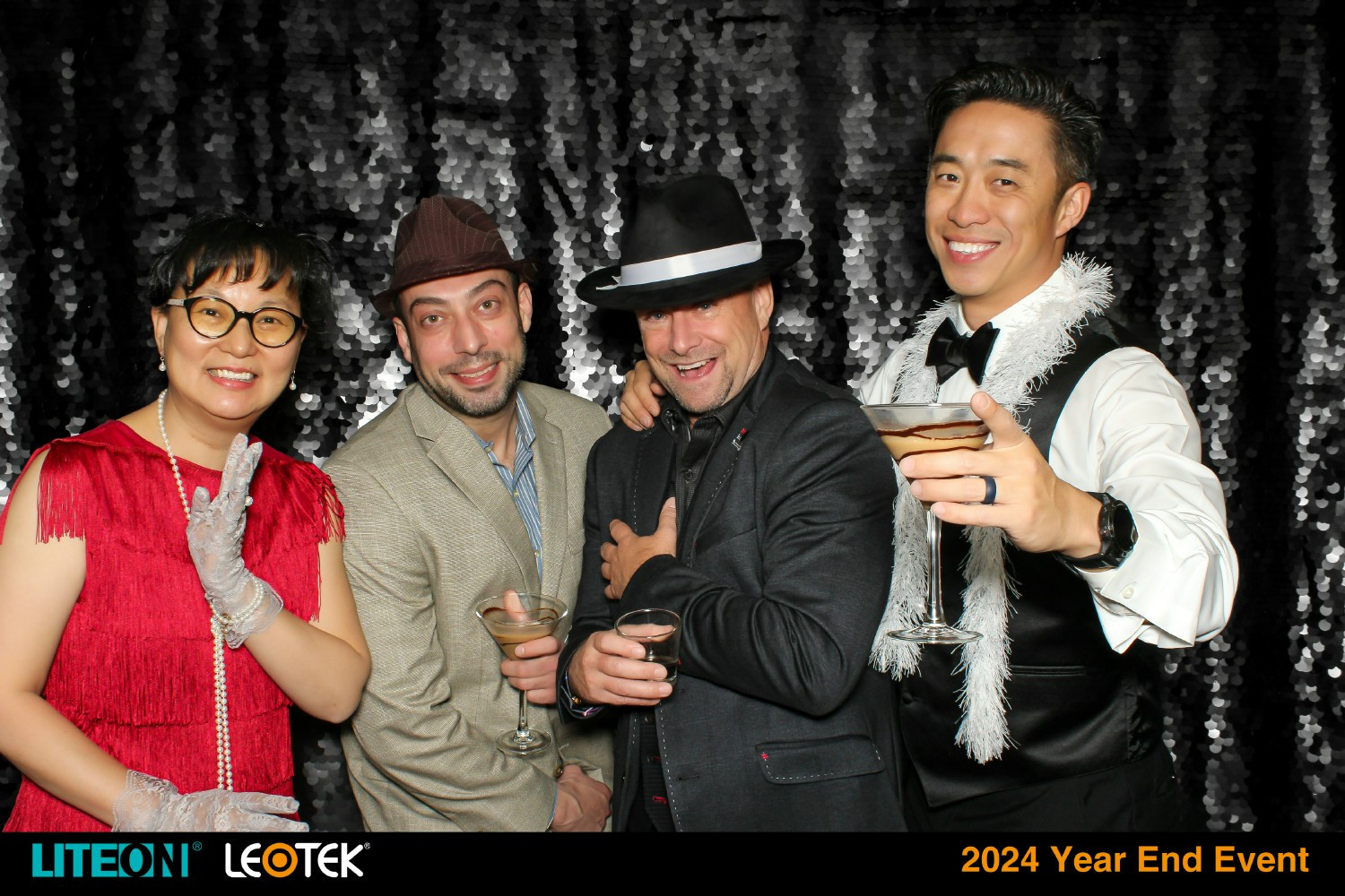 Our roaring 1920's themed year end event! The team totally engaged with the theme, and we had a blast!