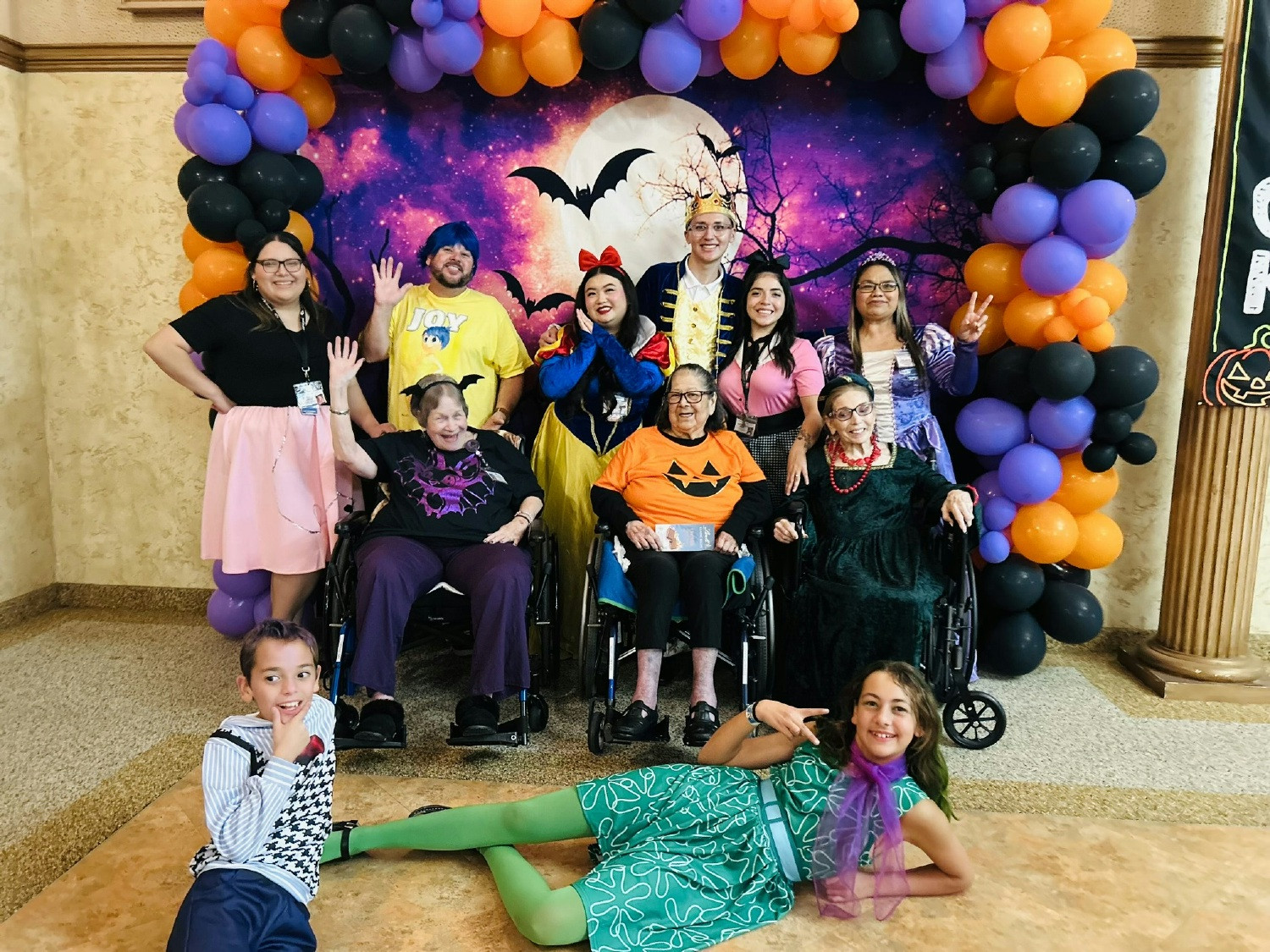 Halloween Fun with employees, residents, and family members!