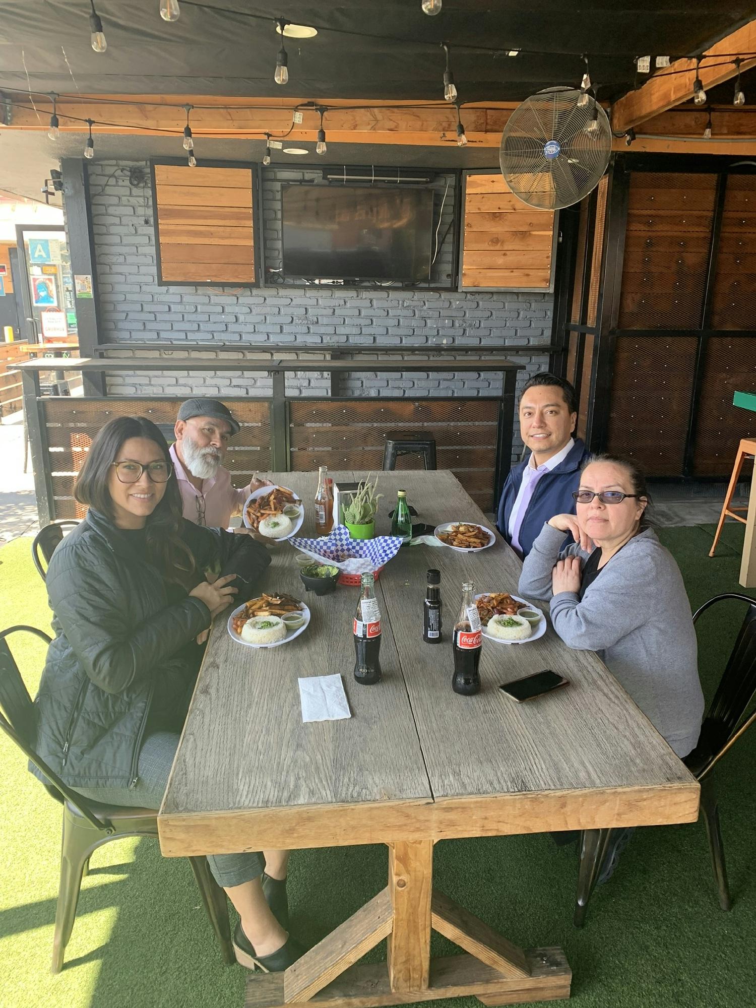 Lunch with some of some of our wonderful management team!
