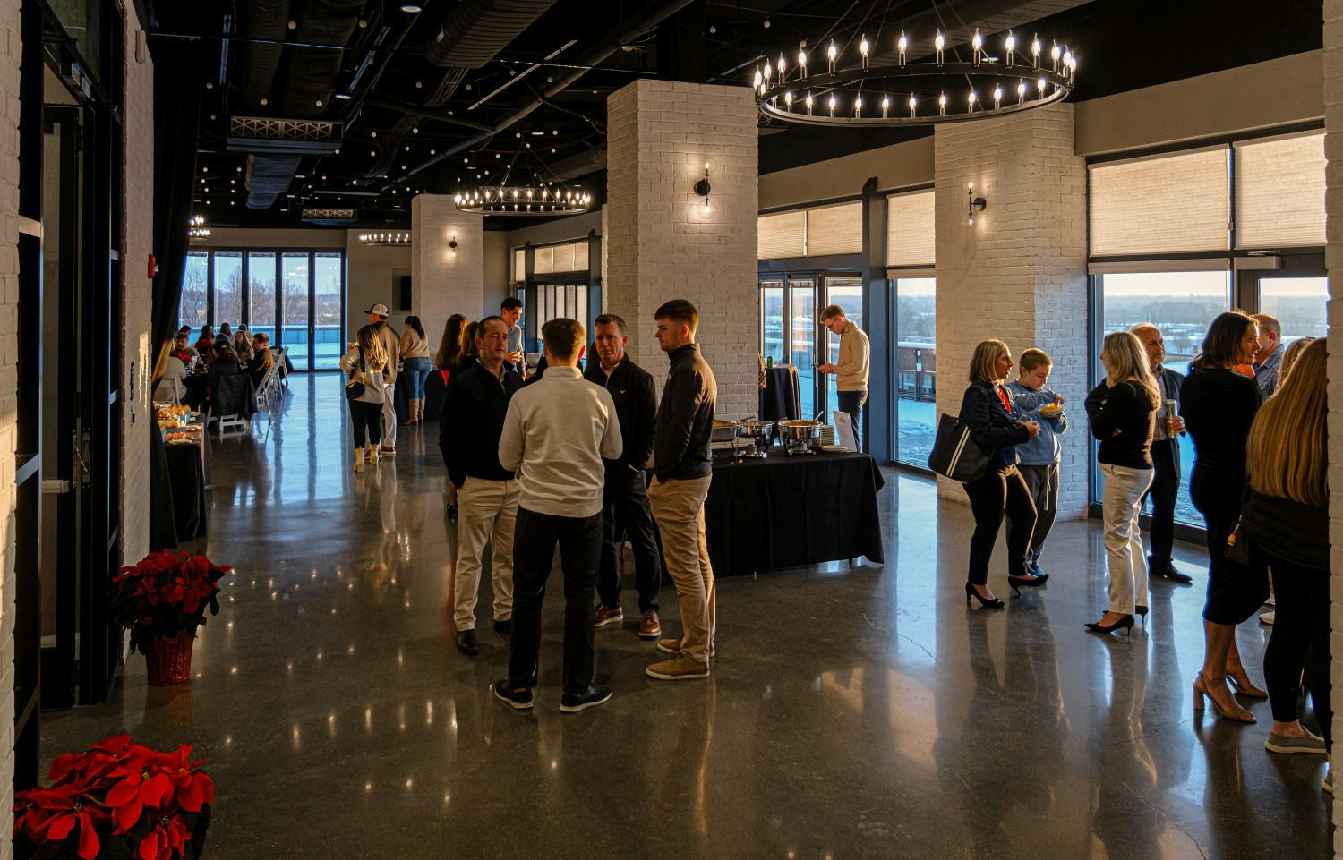 Annual Holiday: Hosted nearby, families of team members are invited to join us for dinner, drinks and fun activities!