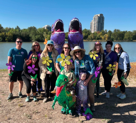 Fueled by flower power and tiny dinos, we walked in Denver to end Alzheimer’s and proudly took home the Top Team Award!