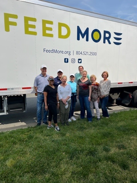 Team volunteer event at Feed More