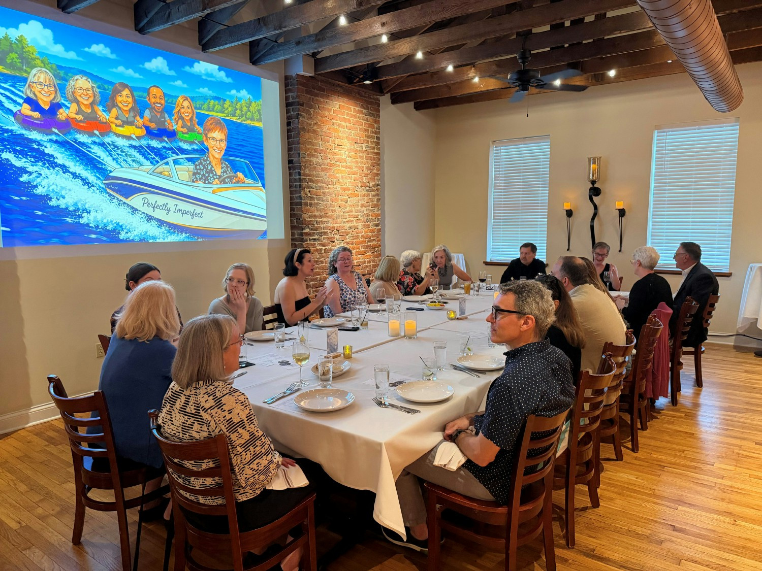 The Akoya team came together to celebrate the retirement of 2 team members that had both been with Akoya for 20+ years.