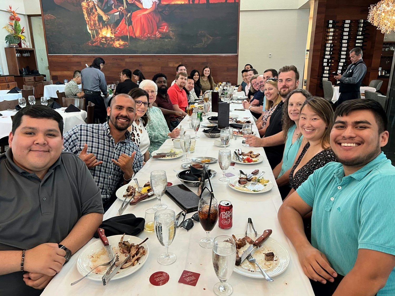 Accountants love meals!  This is one of many breakfasts, lunches, and dinners together as a firm.