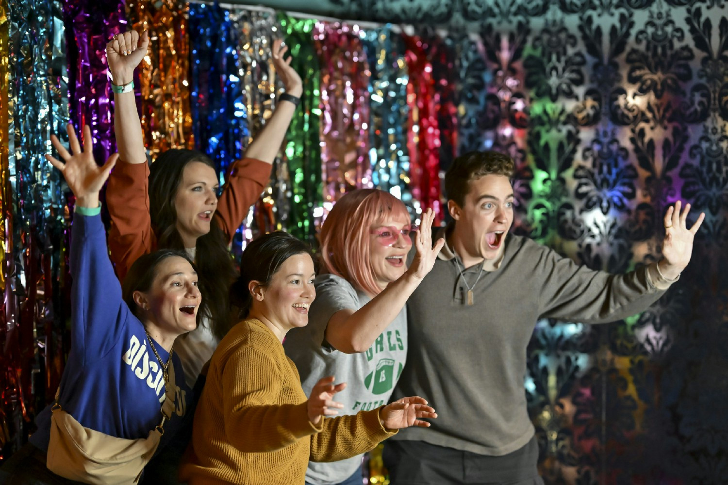 Some of our People Team members having fun at a team-wide social event during offsite week.