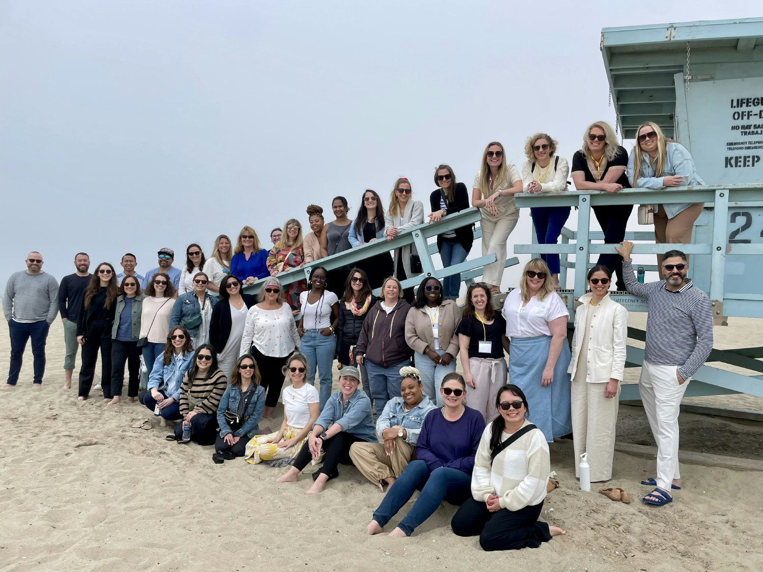 Our Clinical Team enjoys each other's company and some fresh air during a team gathering.