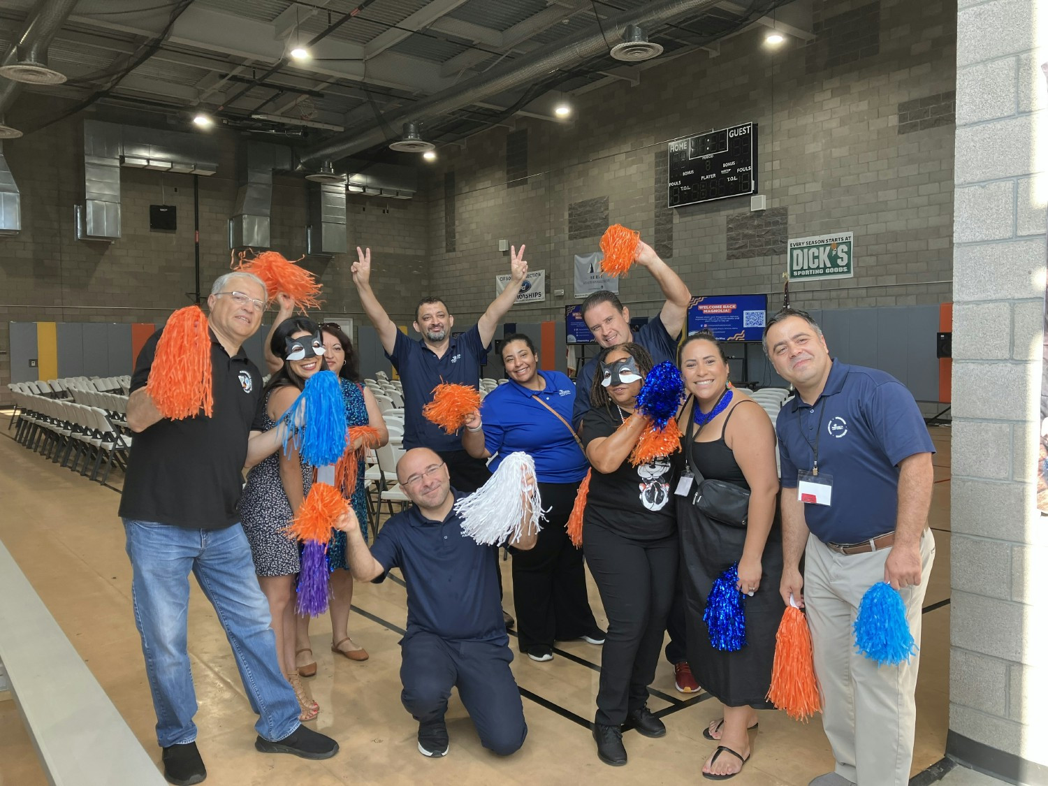 Energetic cross-team spirit as we gear up to welcome students and teachers for a new school year.