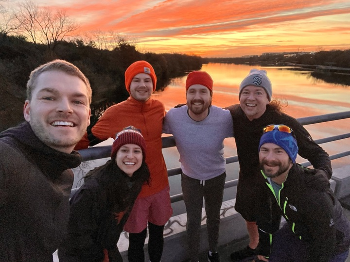 Running crew morning run