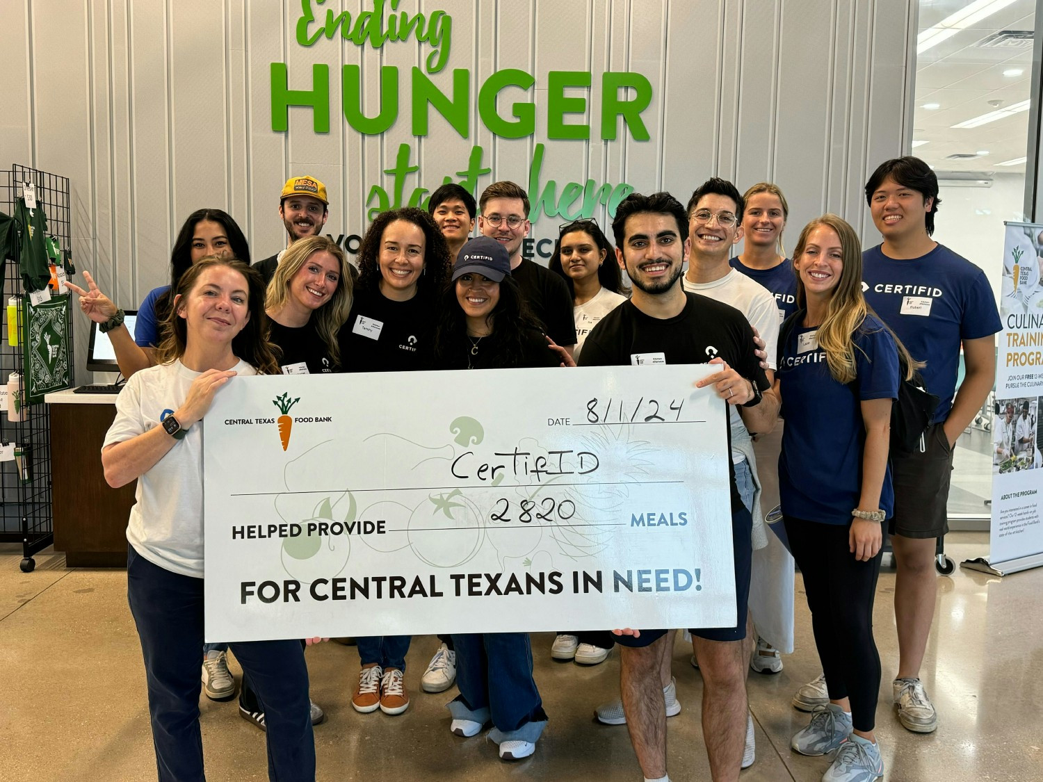 Volunteering at Central Texas Food Bank