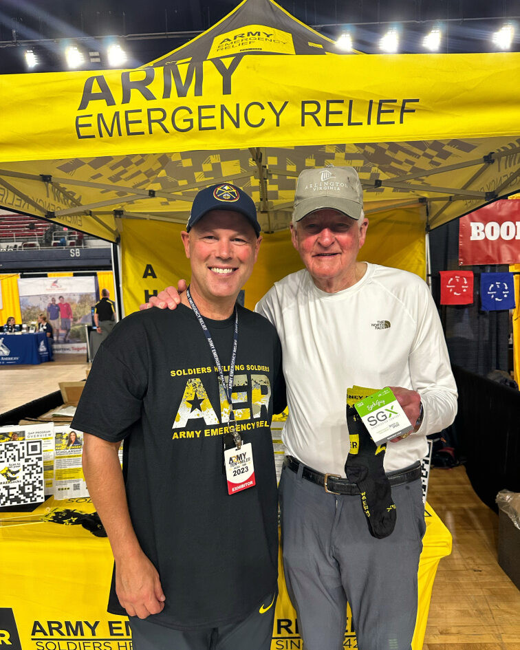 Army 10 Miler. COL (R) Sean Ryan and GEN (R) Dennis Reimer