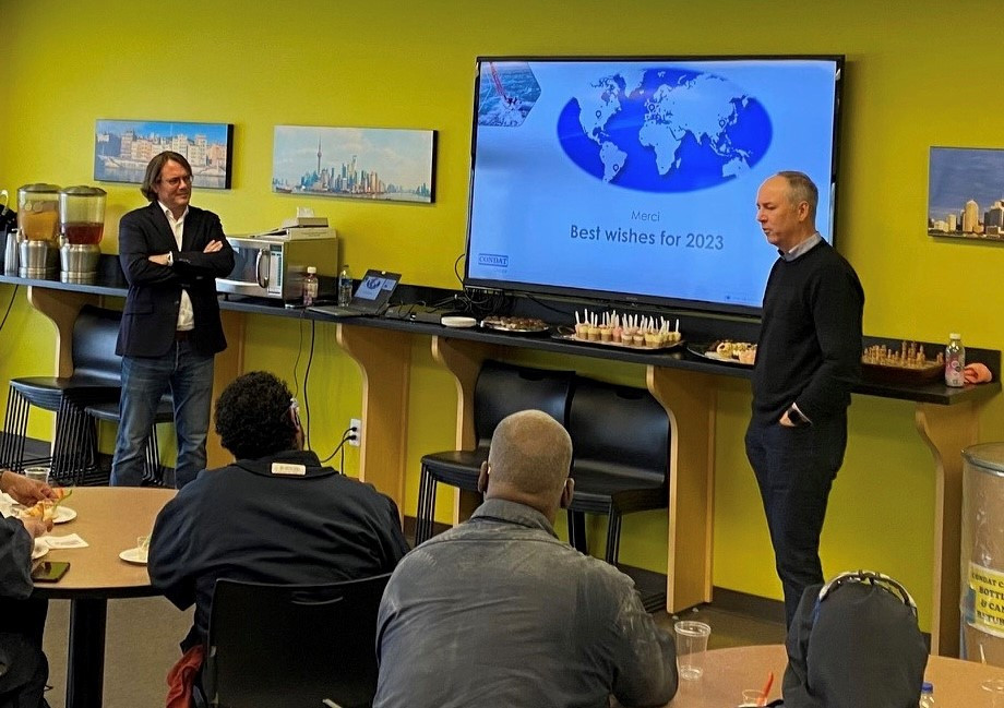 Open communication, shared direction—
Condat's leadership team keeping everyone connected to the mission