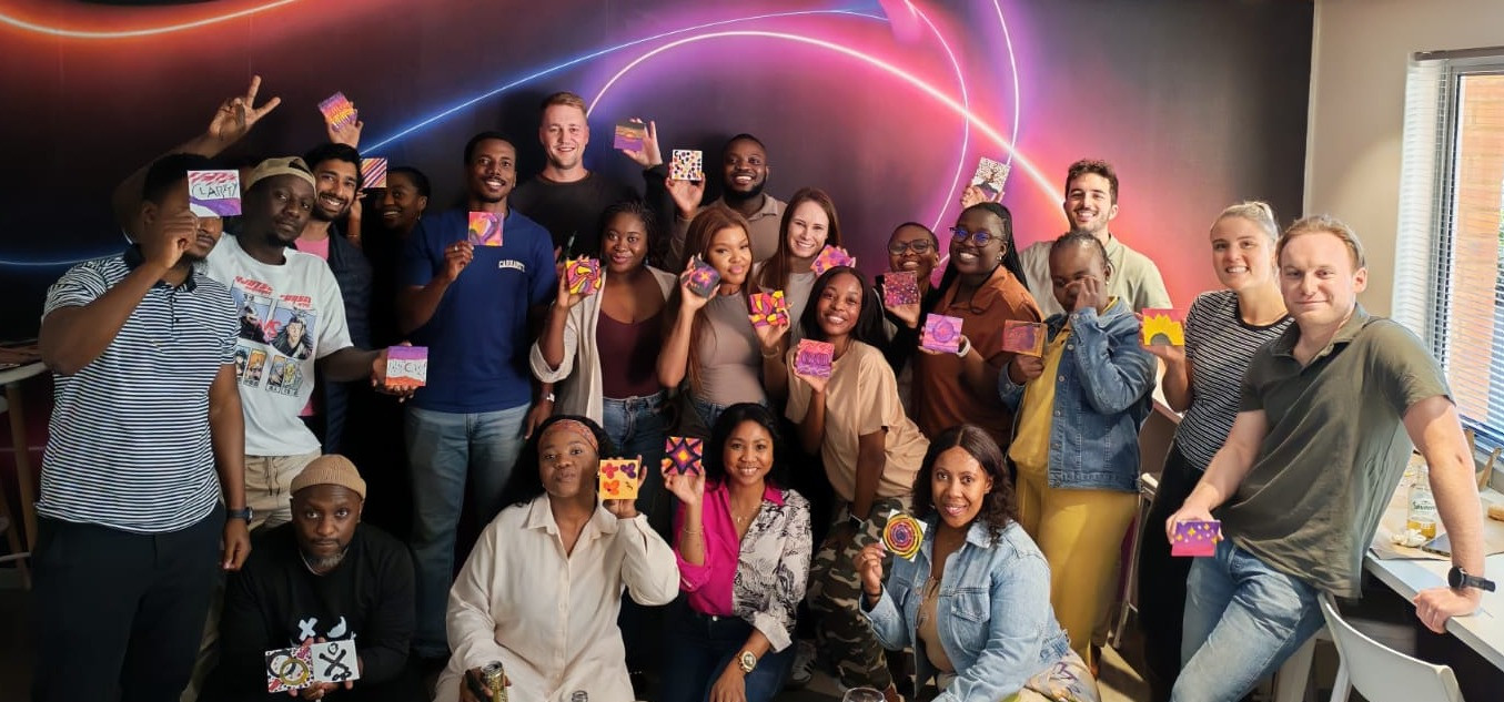 Circana's South Africa team socialising through creativity