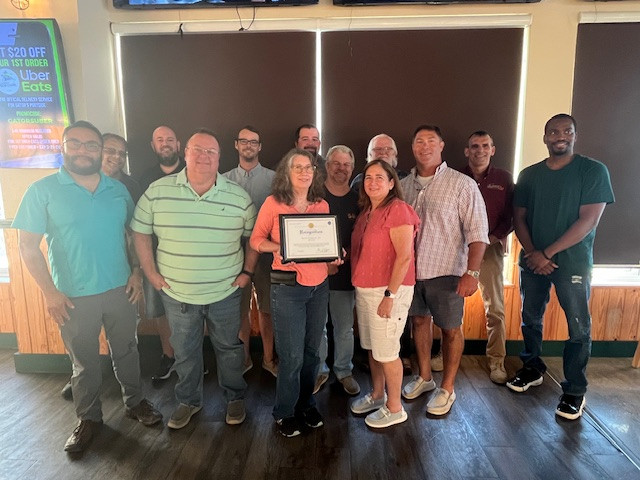 Celebrating members of our ELVIS team for their well-deserved award and outstanding contributions.