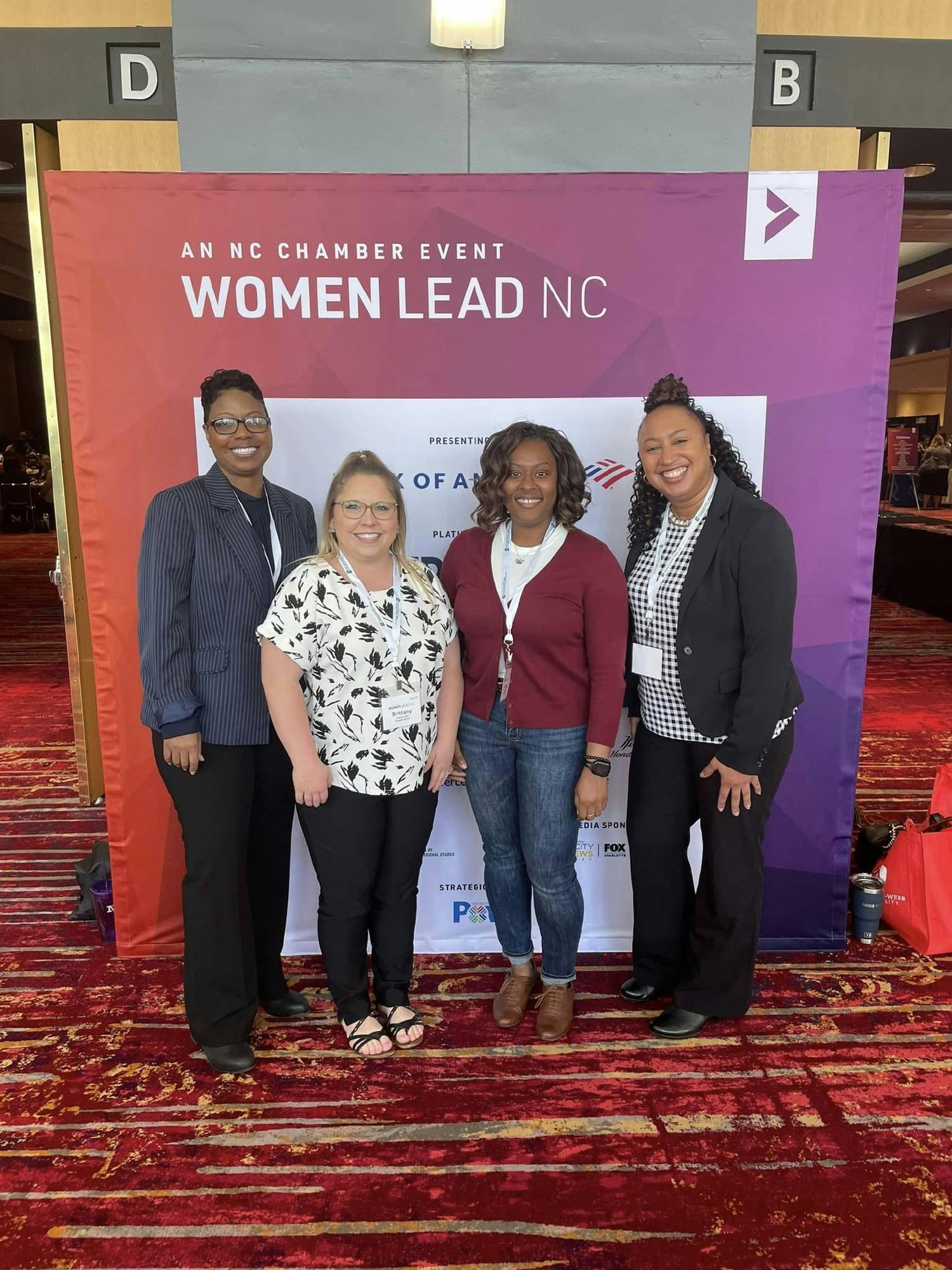 Attending a women's leadership program in North Carolina