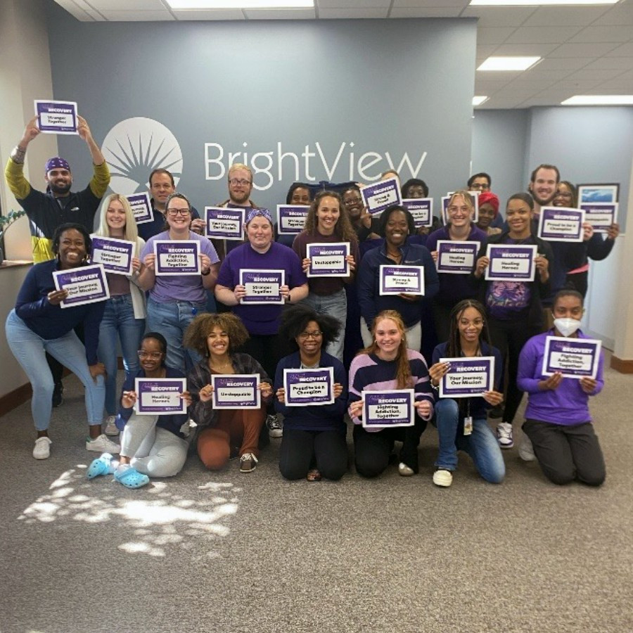 Our lab team members celebrating National Recovery Month!