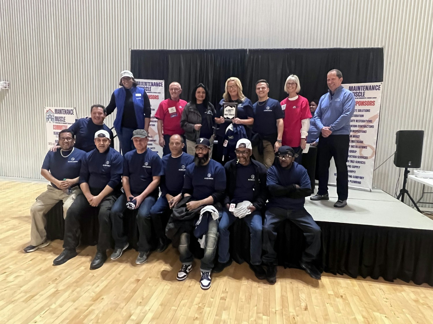 Best Team Spirit at Maintenance Muscle Event!