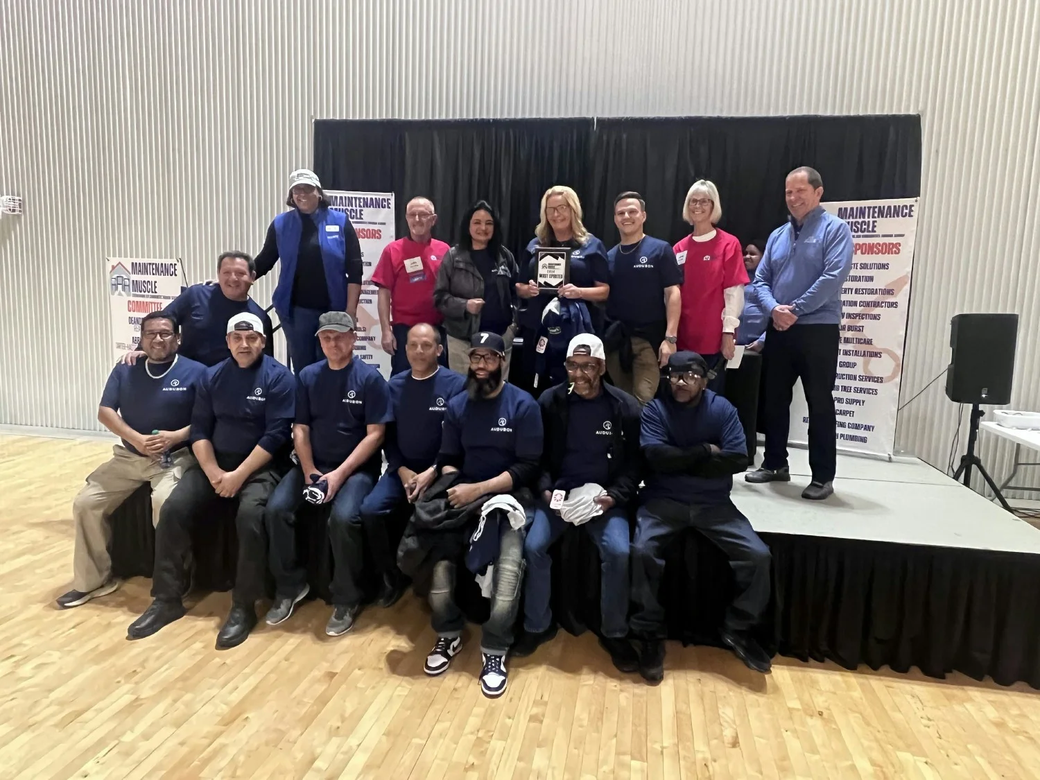 Best Team Spirit at Maintenance Muscle Event!