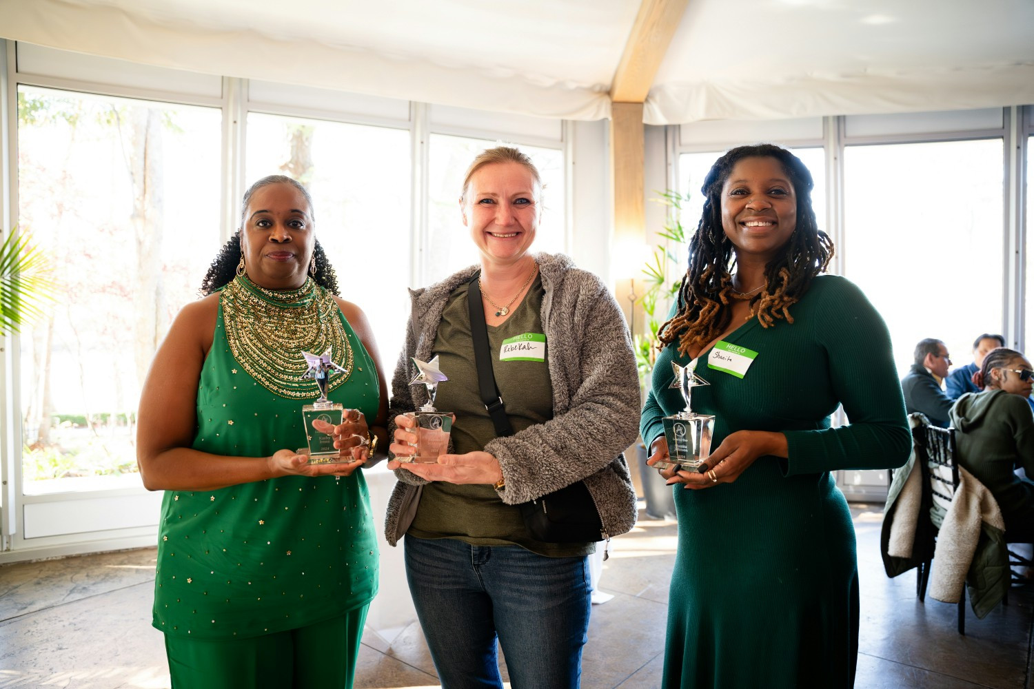 Award Winners at Audubon Holiday Party 2024