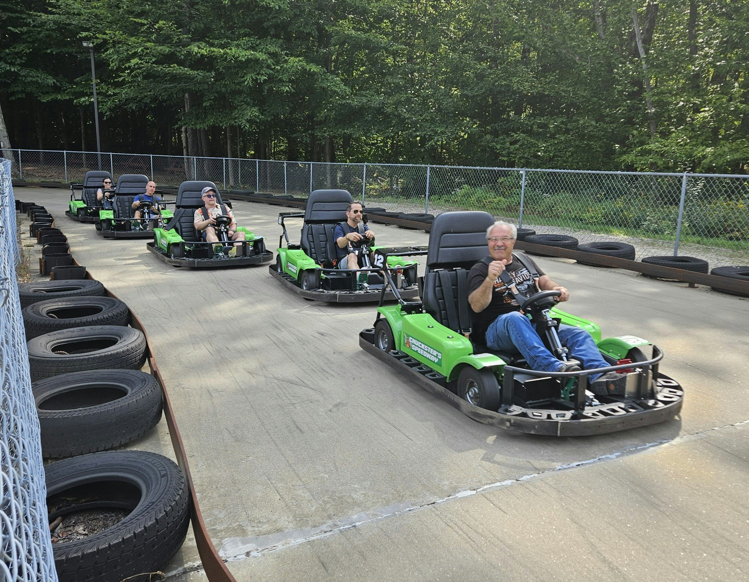 Go karting at annual Employee Appreciation Day! 