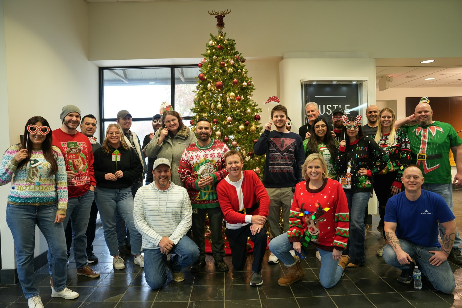 A fun ugly Christmas sweater day to celebrate the season! 