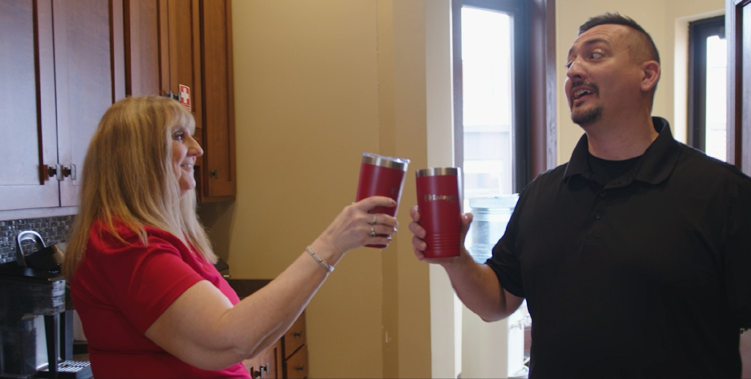 We make space for connection - because great work usually starts with a good cup of coffee...and a good laugh.