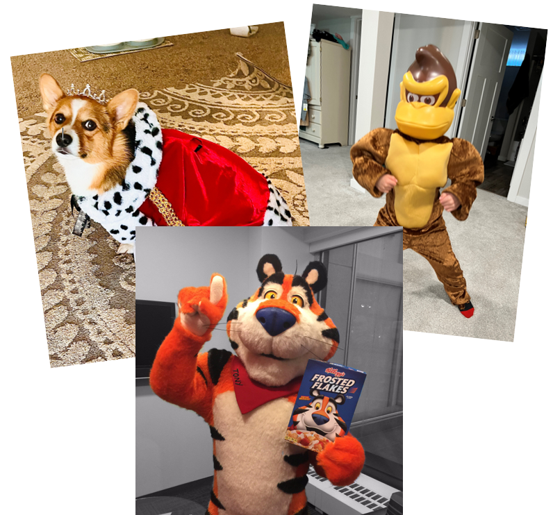 Here are some entries to our Halloween costume contest for employees, families, and pets!