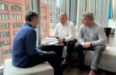 Operations Functional Discipline Team experts Jim Durkin and Chuck Davis with Arbor President, John Jordan