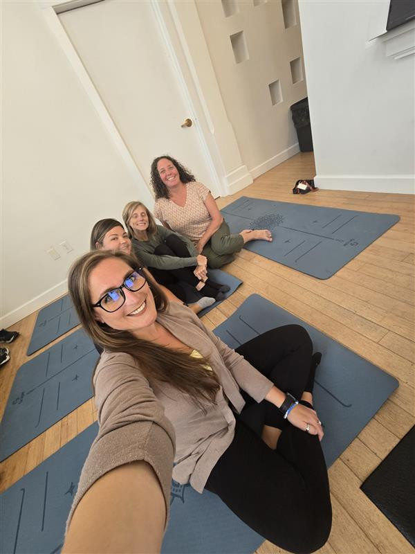 Yoga at lunch
