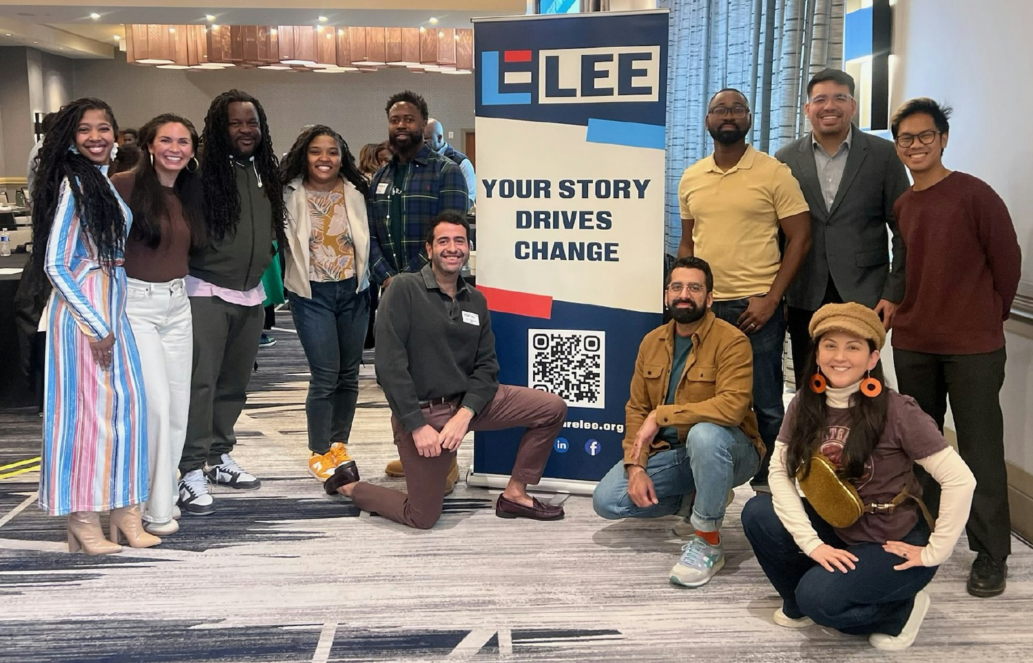 LEE staff facilitators at member event focused community organizing. 