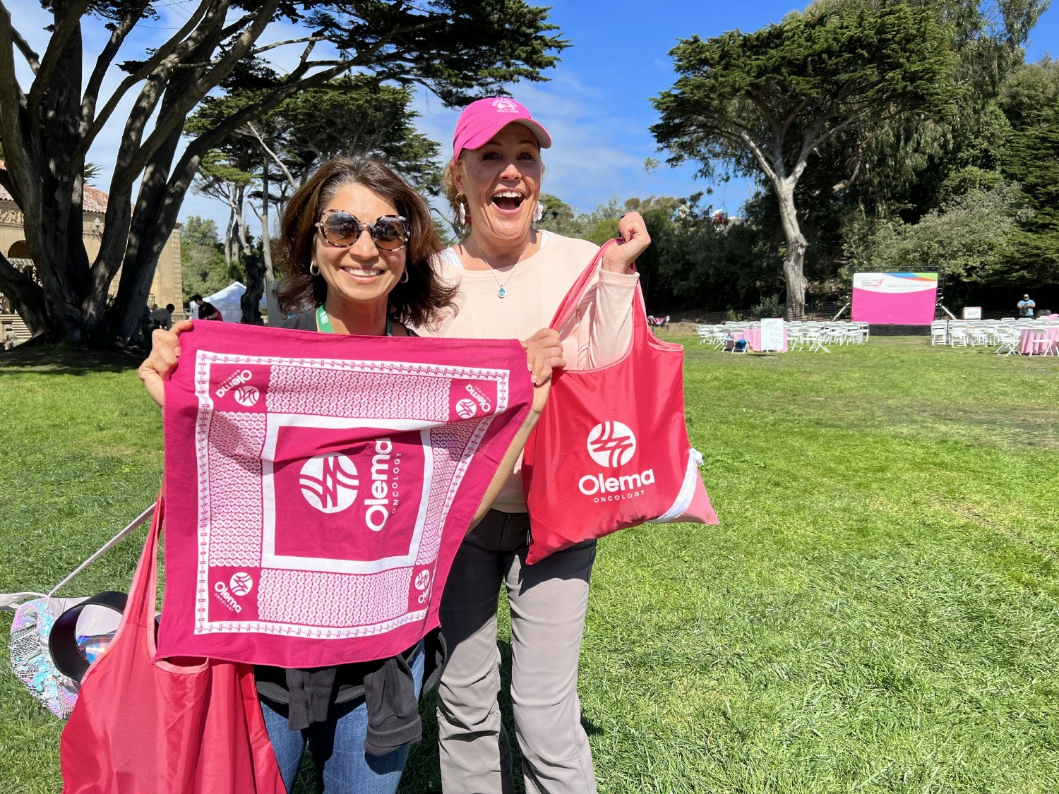 Helping the Breast Cancer Community Doesn’t Feel Like Work: Our CMO and team gearing up to walk in support of patients.