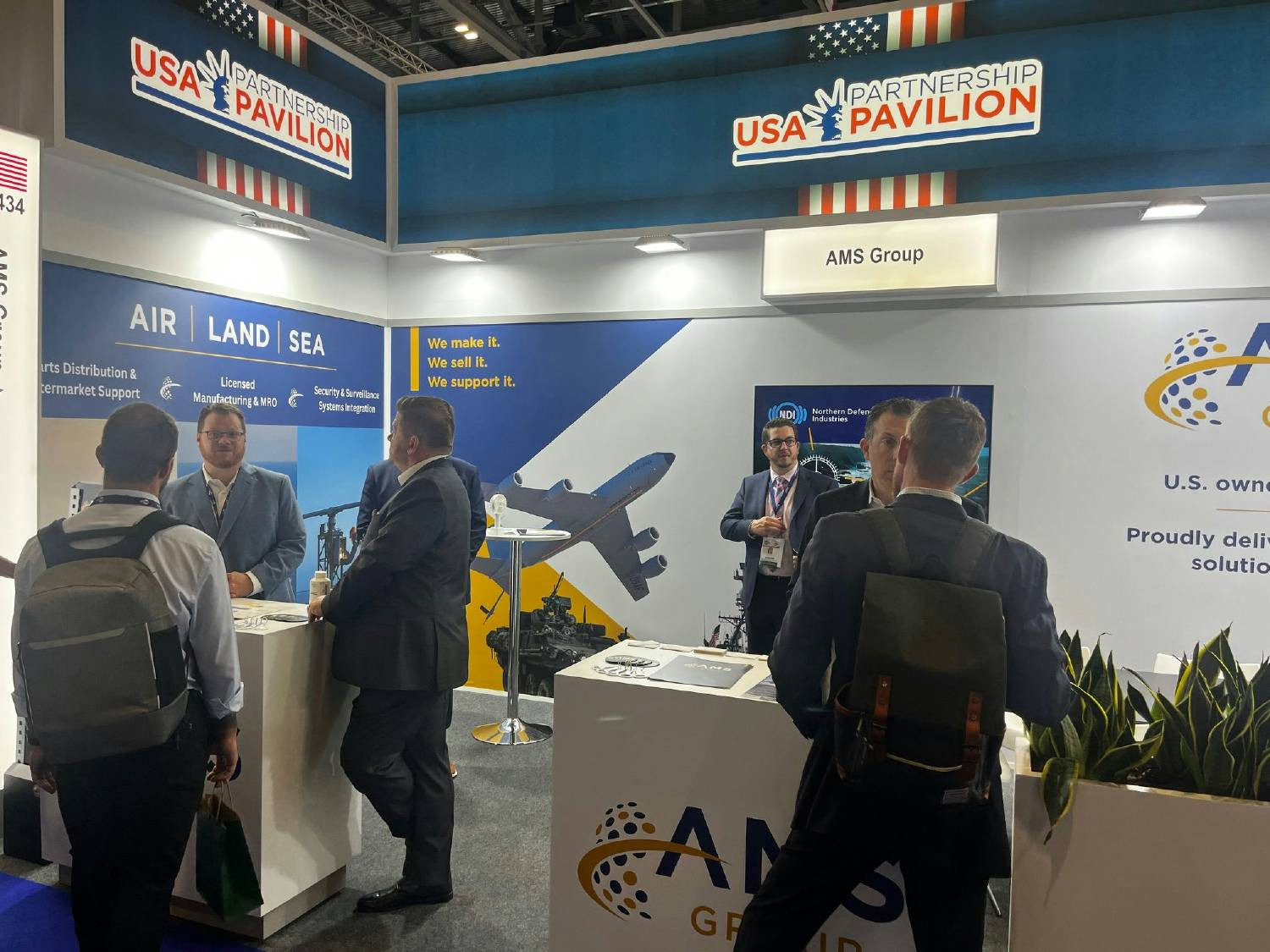 AMS Group exhibiting at DSEI UK.