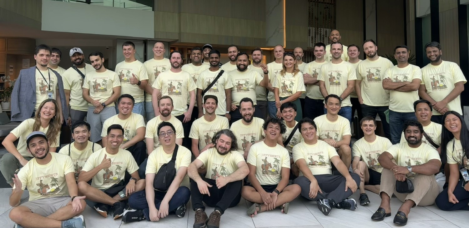 Team Jiffy at our annual meetup