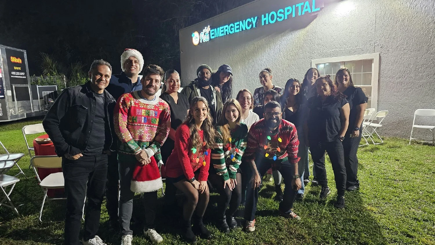 Year-end party for employees