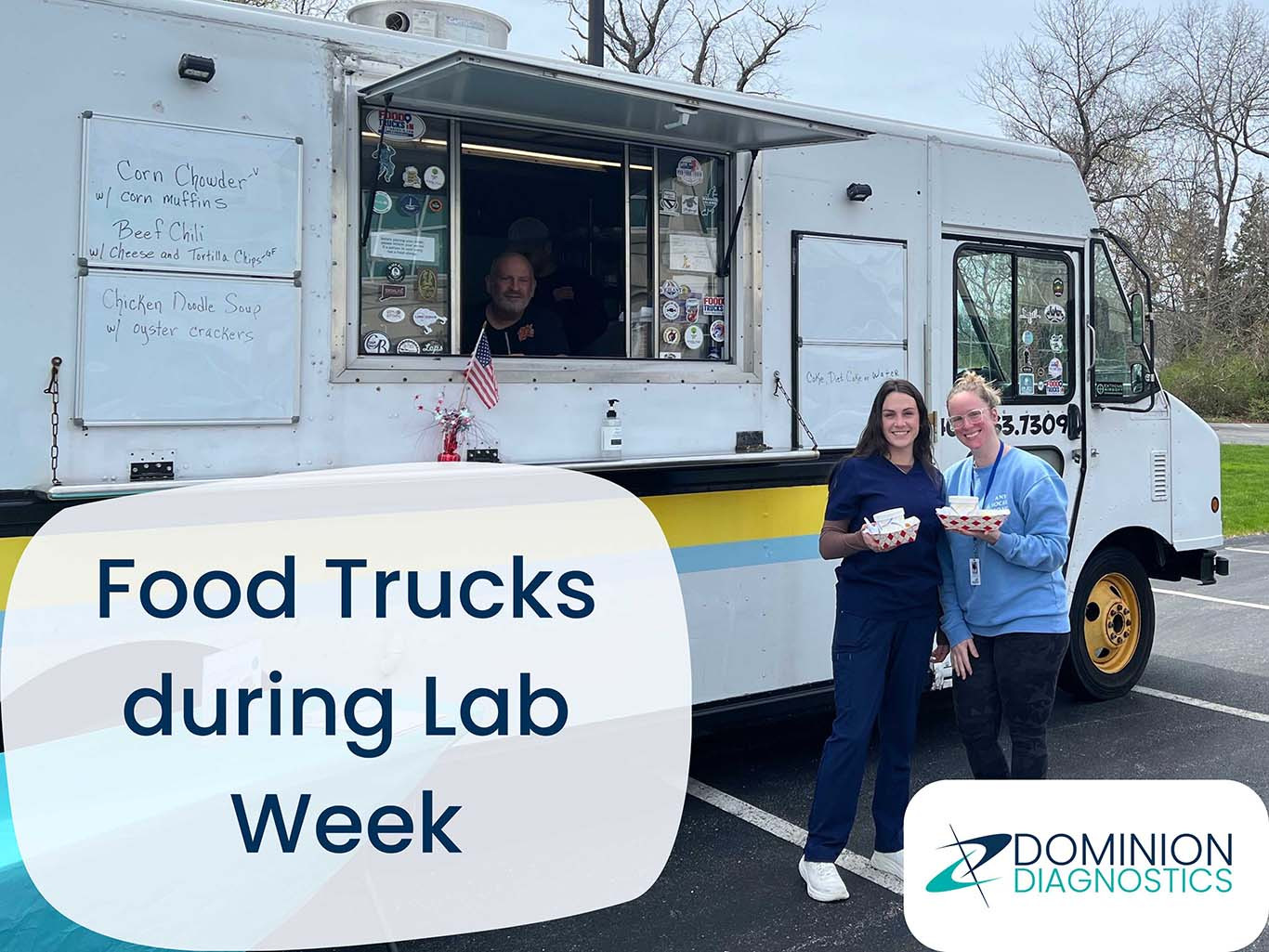Food trucks were a big hit during Lab Week April 2024 to celebrate our lab employees!