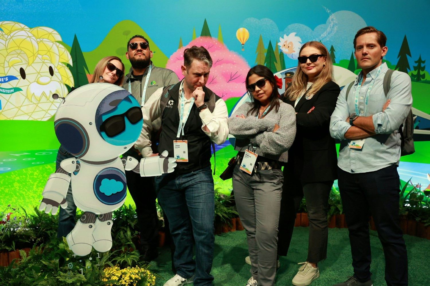 Members of the Raistone team attending Dreamforce!