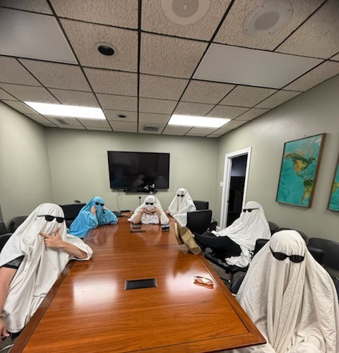 FTI celebrated Halloween in style with a ghost themed photo shoot!