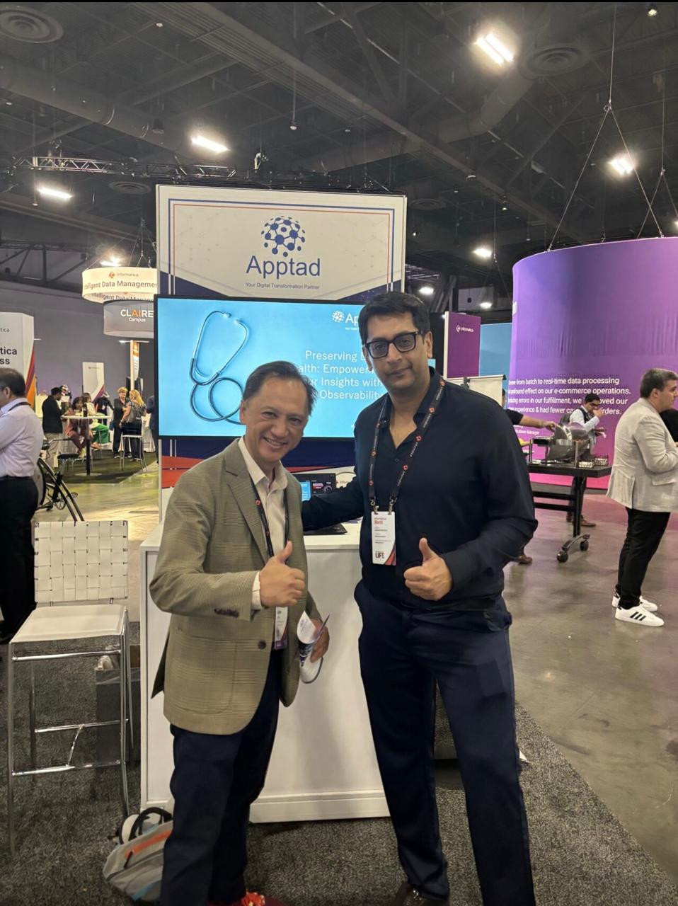 Day at Informatica world! Meeting and discussing innovations in data governance space.