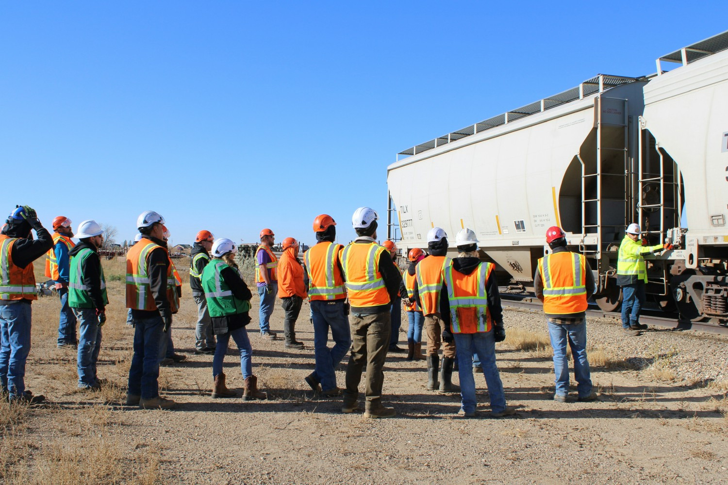 Rail safety training in New Town helps new team members at Sooner prepare to be safety-minded from day one.