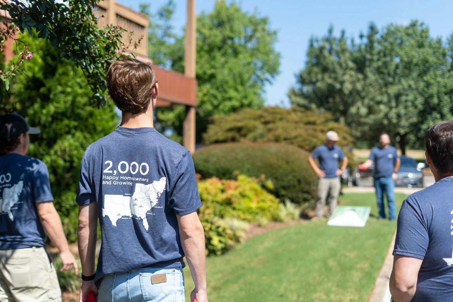 Company-wide celebration of 2000 homeowners. 