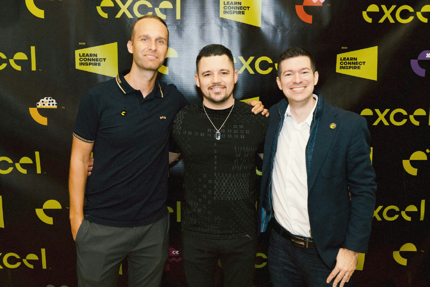 Our founders celebrating company success at our quarterly learn, connect and inspire event.
