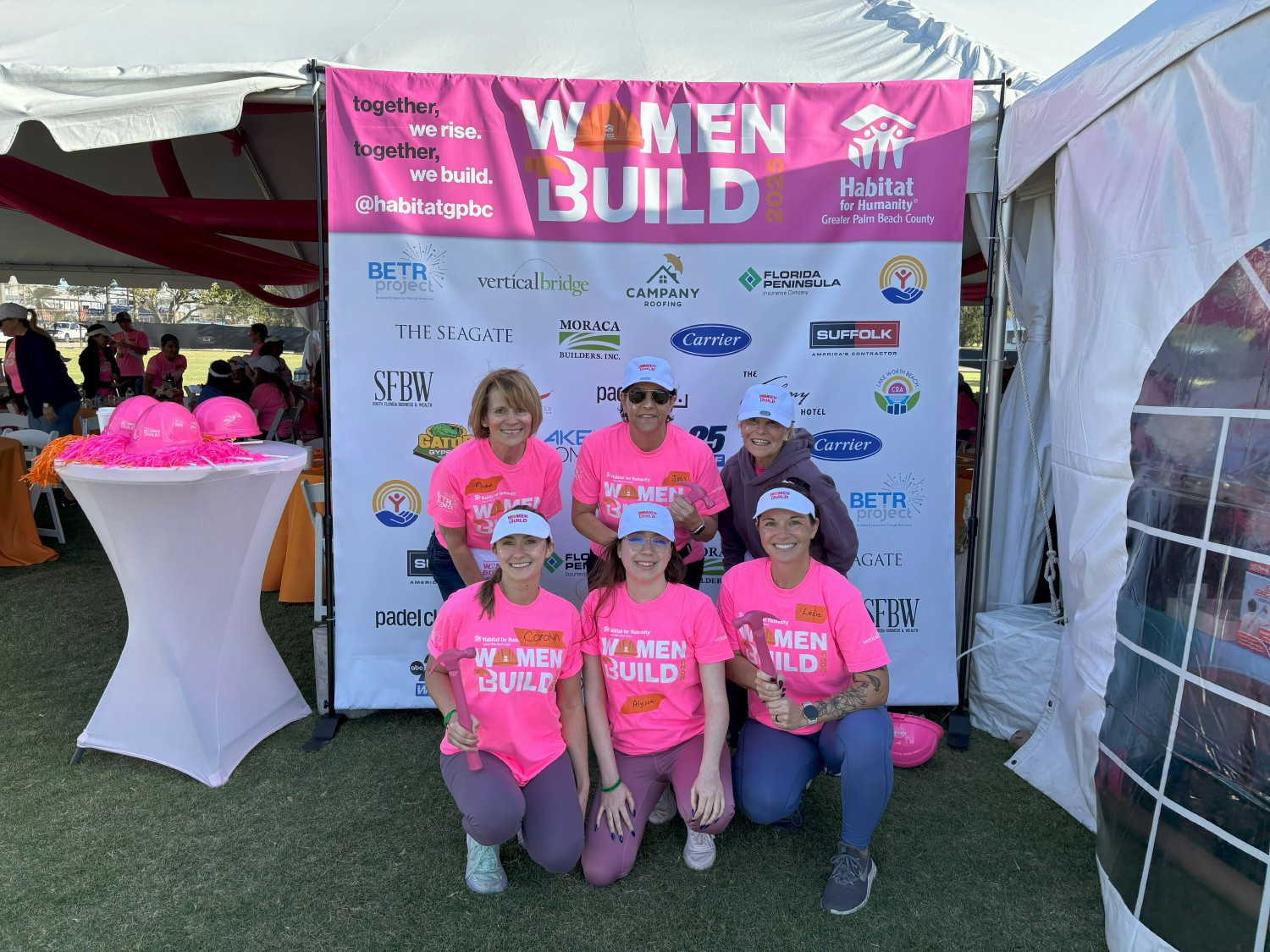 Habitat for Humanity of Palm Beach County Womens Build - another year participating in this community event. 
