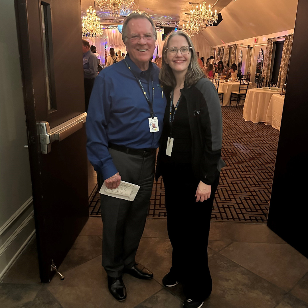 Our President and CEO Michael Kaminski with our COO Teresa Holstein 