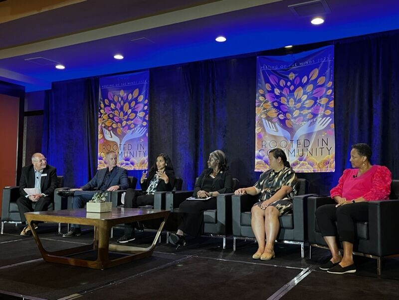 President Ajita Talwalker Menon  joined a panel of workforce development policy experts at Meeting of the Minds