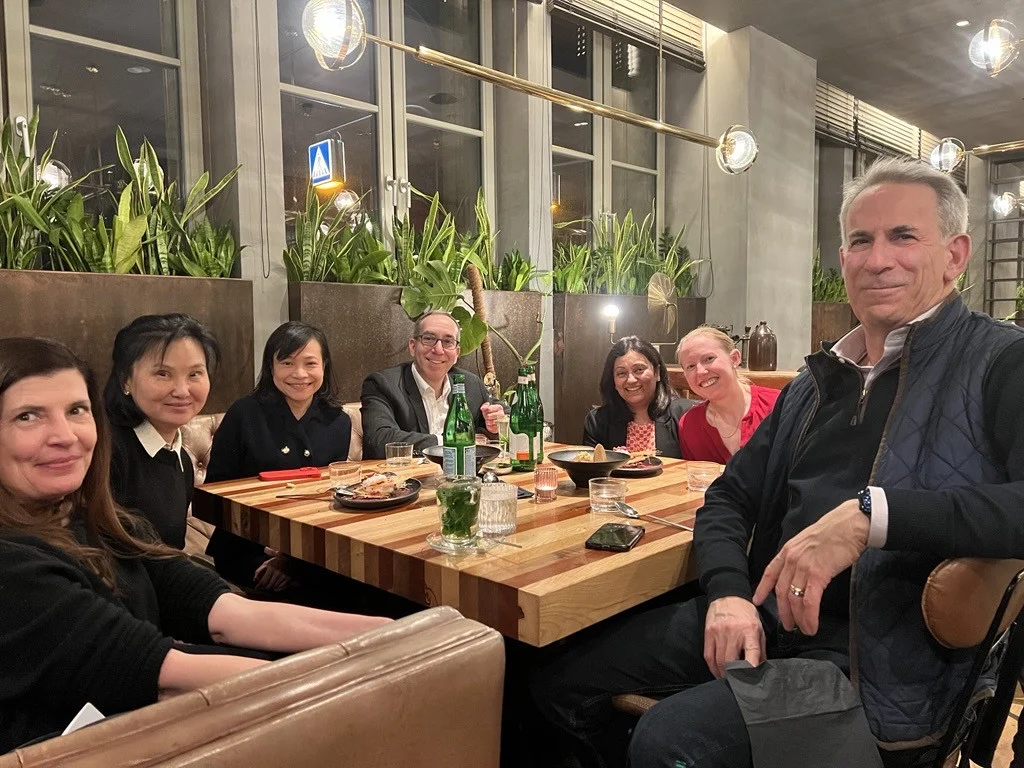 Our team meeting up in Berlin before a conference. 