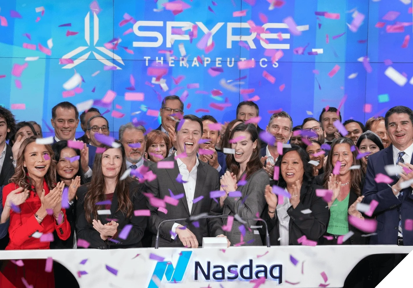 Spyre's bell ringing on the Nasdaq. 