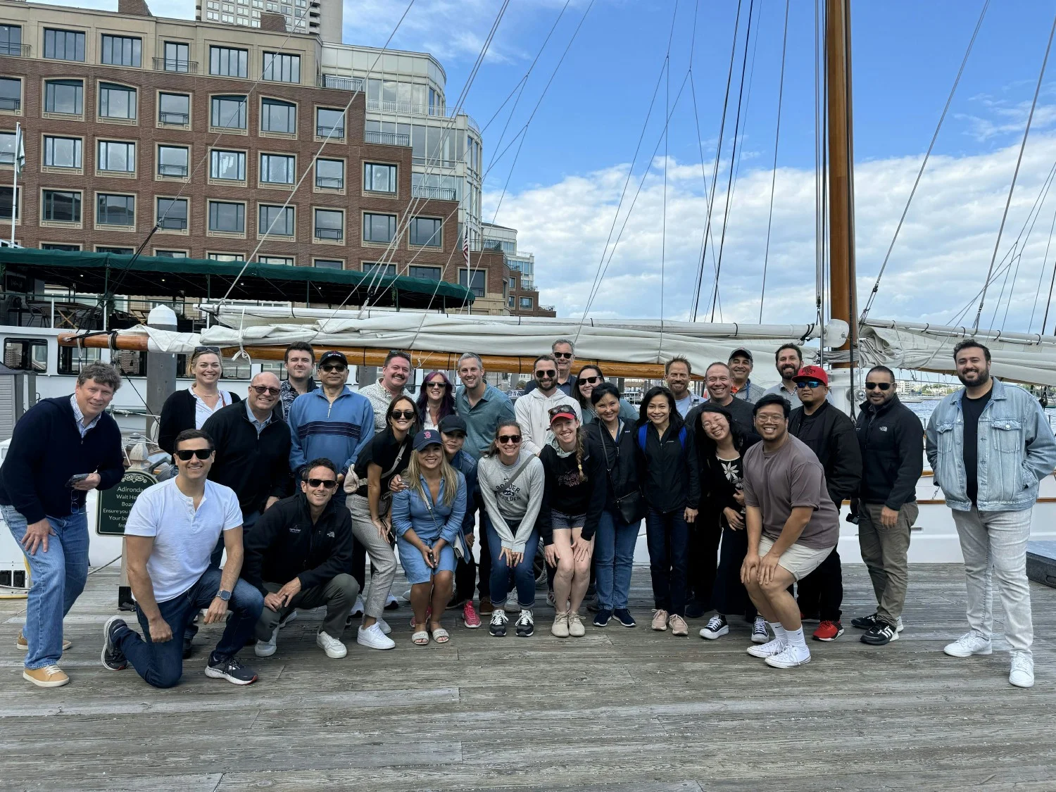 Spyre employees meet up regularly in a new city to create genuine connections with their fellow employees. 
