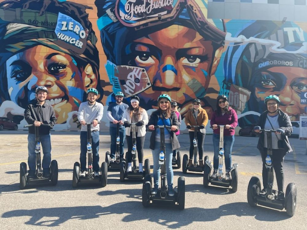 Accounting team building in Houston, Texas.