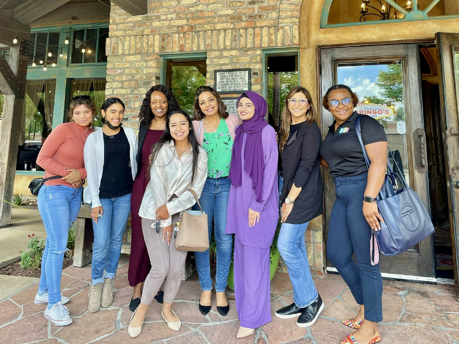 Staff out for lunch