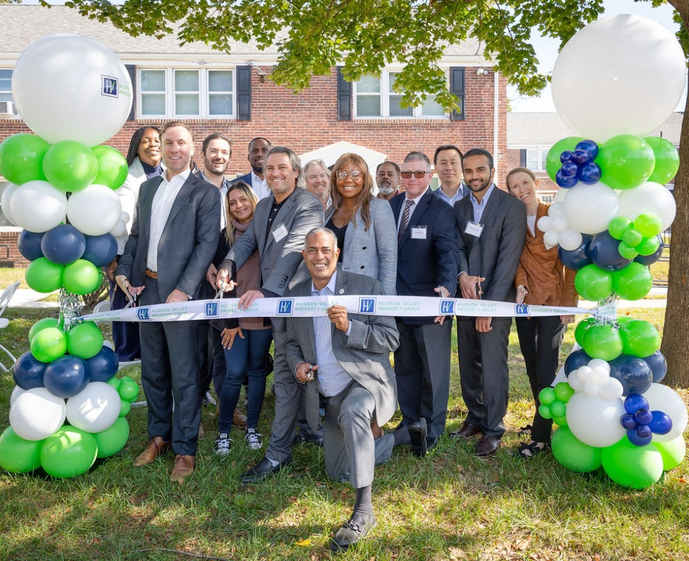 Ribbon cutting at HVPG property