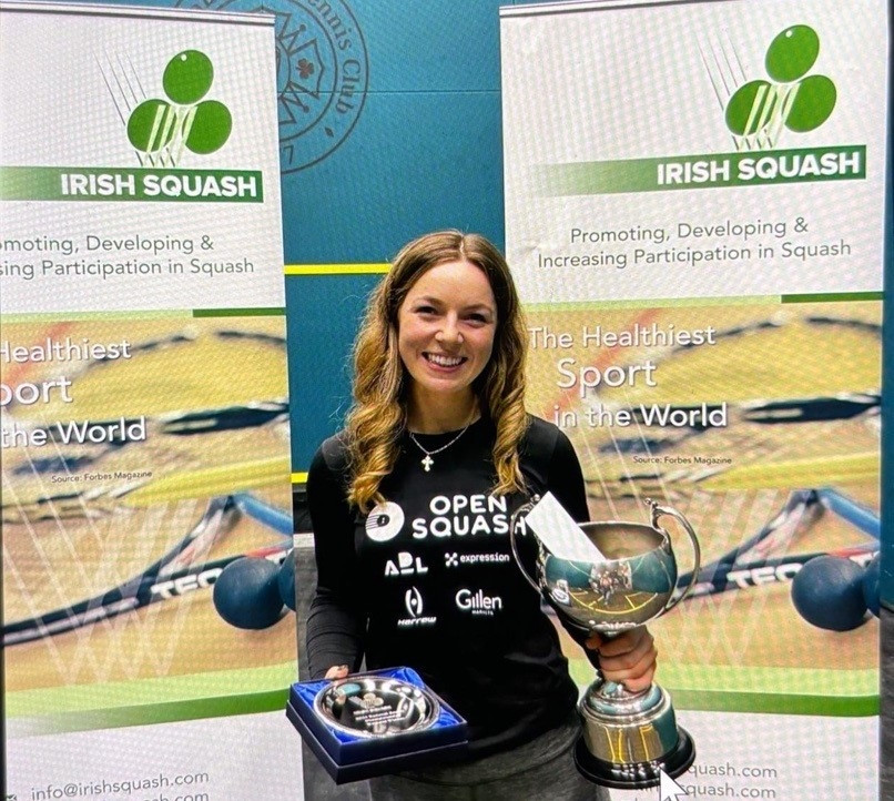 ADL Alumna Hannah Craig wins the Irish National Championship of Squash